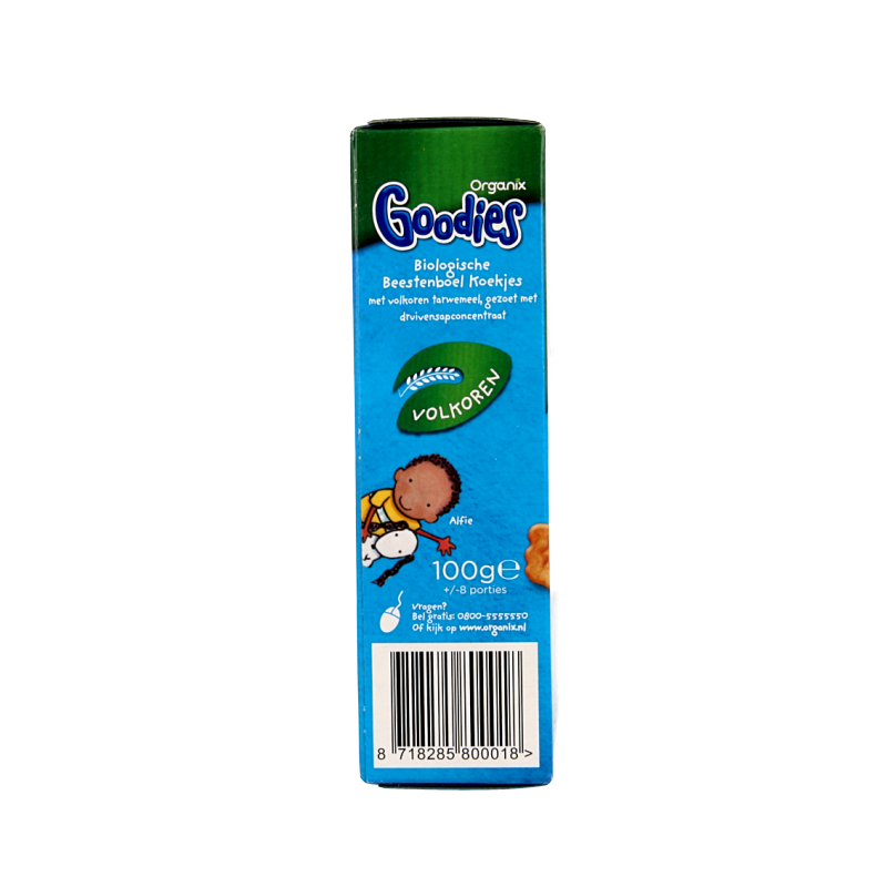 Organix Goodies Boerderijdieren koekjes 1+jr bio 100 Gram