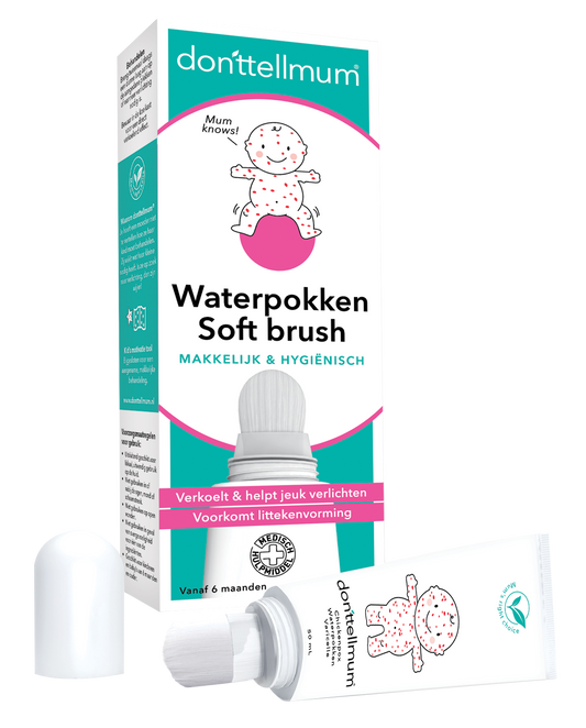 Donttellmum Waterpokken soft brush 50 Milliliter