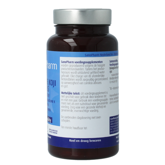 SanoPharm Red rice koji plus high quality 60.00 Vegetarische capsules
