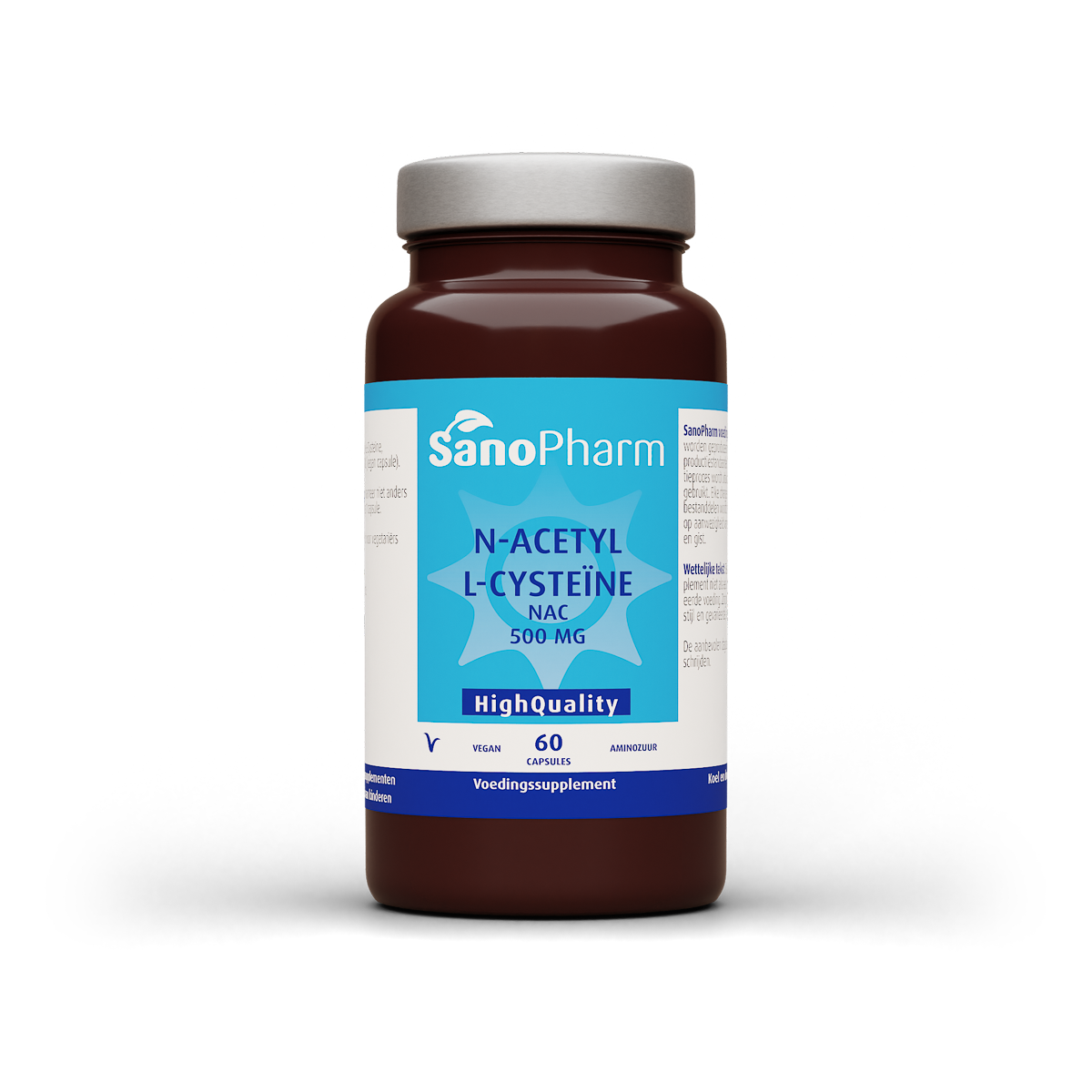 SanoPharm N-Acetyl L-Cysteine NAC high quality 60 Capsules
