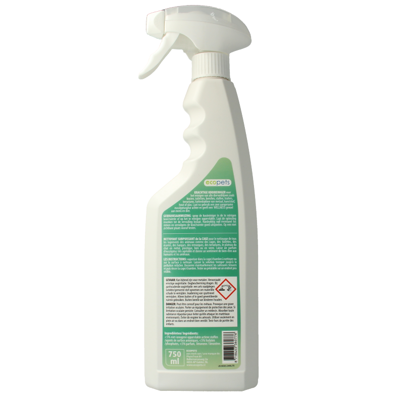 Ecopets Krachtige Kooireiniger RTU 750 Milliliter