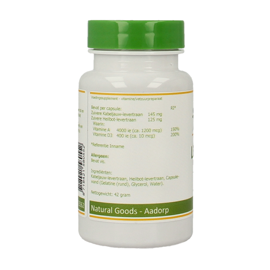 Elvitum Levertraan A D3 100 Capsules