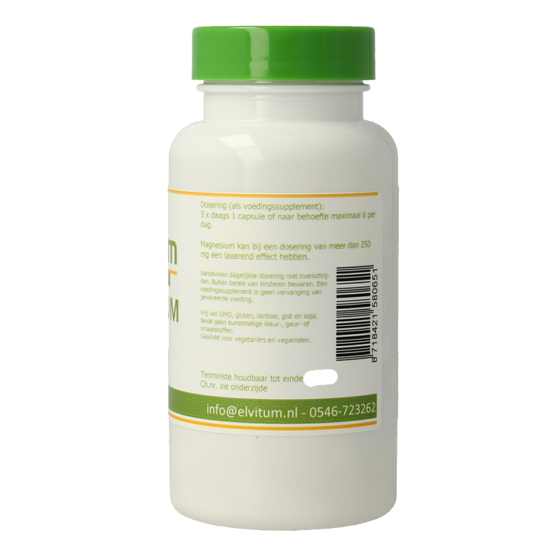 Elvitum Magnesium citraat 90 Vegetarische capsules