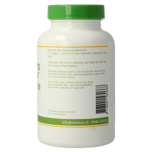 Elvitum Magnesium citraat 180.00 Vegetarische capsules
