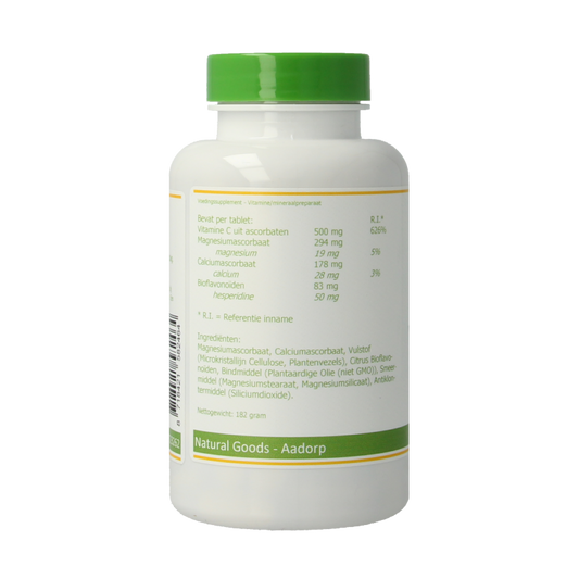 Elvitum Gebufferde vitamine C 500mg 180 Tabletten