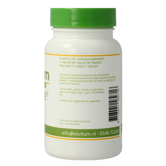 Elvitum Co-enzym Q10 sunactive 100mg 90.00 Vegetarische capsules