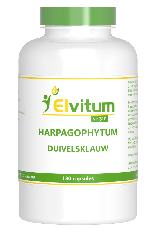 Elvitum Duivelsklauw harpago extract 180 Capsules