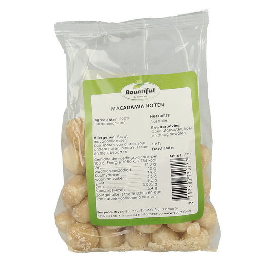 Bountiful Macadamia noten 150 Gram