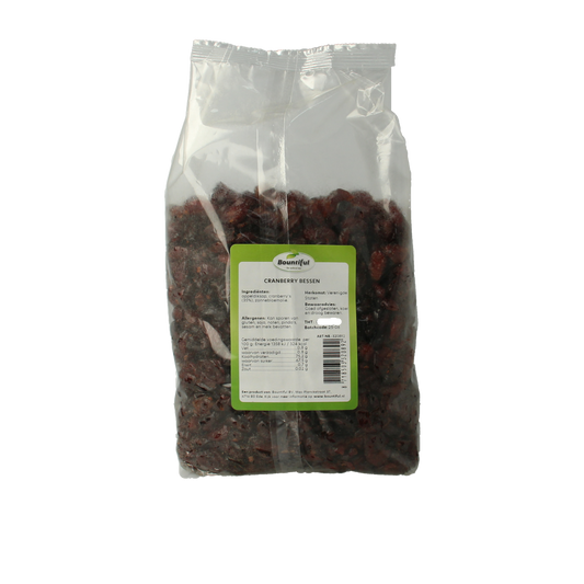 Bountiful Cranberries gezoet met appeldiksap 1.00 Kilogram