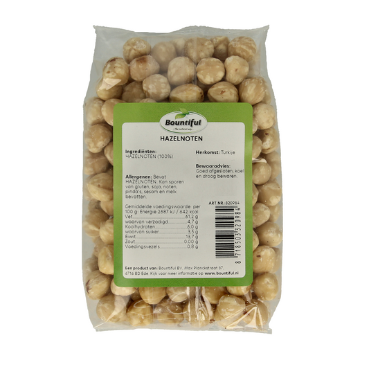 Bountiful Hazelnoten blank 250.00 Gram