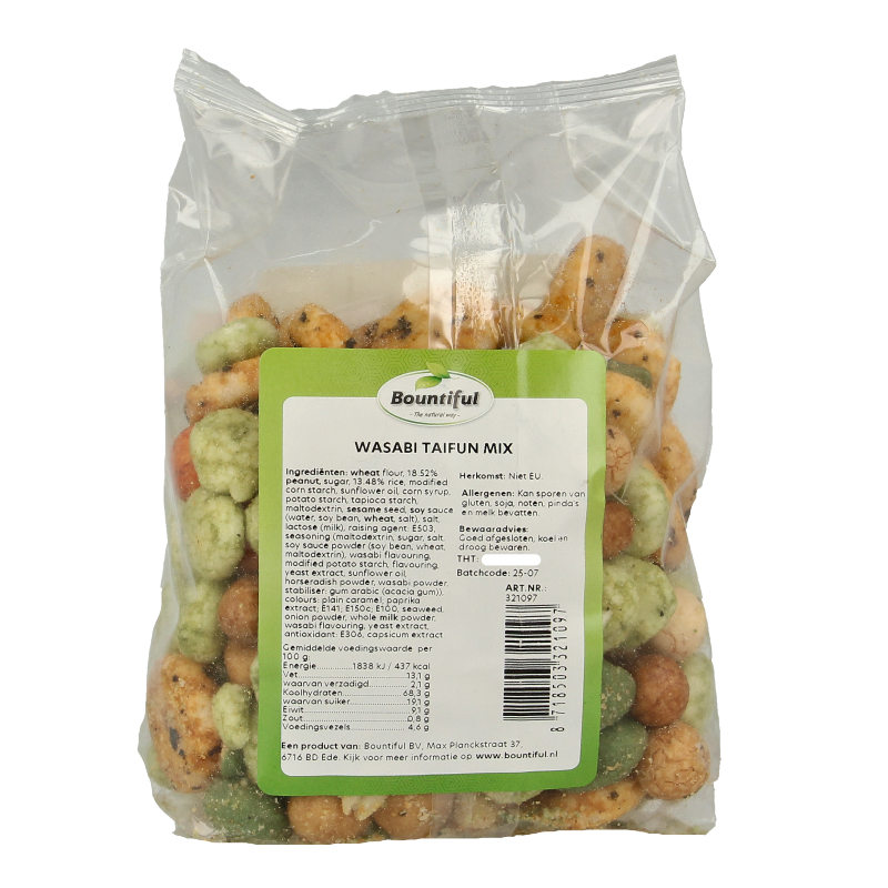 Bountiful Wasabi taifun mix 200 Gram