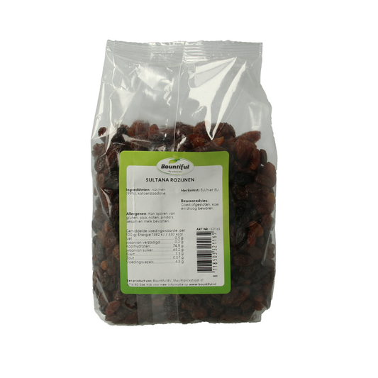 Bountiful Sultana rozijnen 500.00 Gram