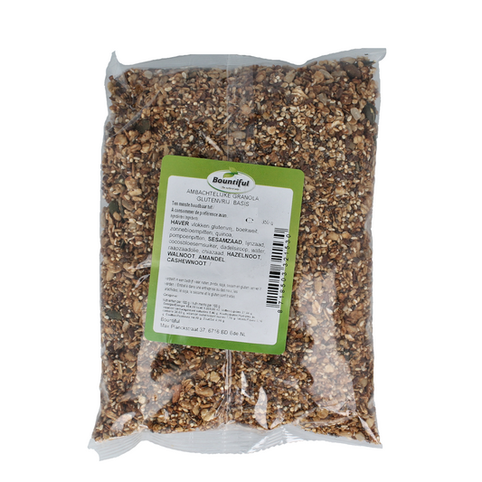 Bountiful Ambachtelijke granola glutenvrij bio 350.00 Gram