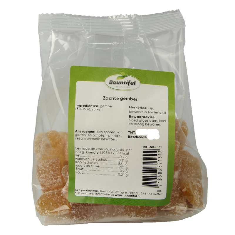 Bountiful Kristal gember 250 Gram