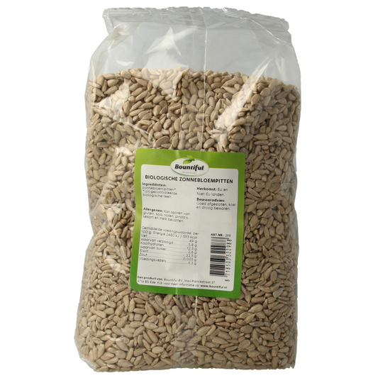 Bountiful Zonnebloemenpitten bio 1.00 Kilogram