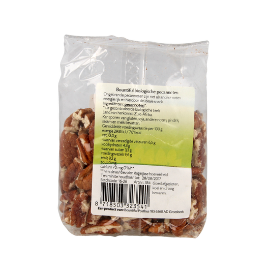 Bountiful Pecannoten bio 150.00 Gram