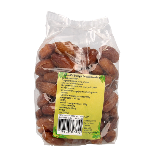 Bountiful Dadels zonder pit bio 500.00 Gram
