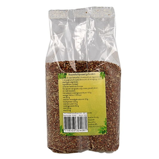 Bountiful Lijnzaad gebroken 500 Gram