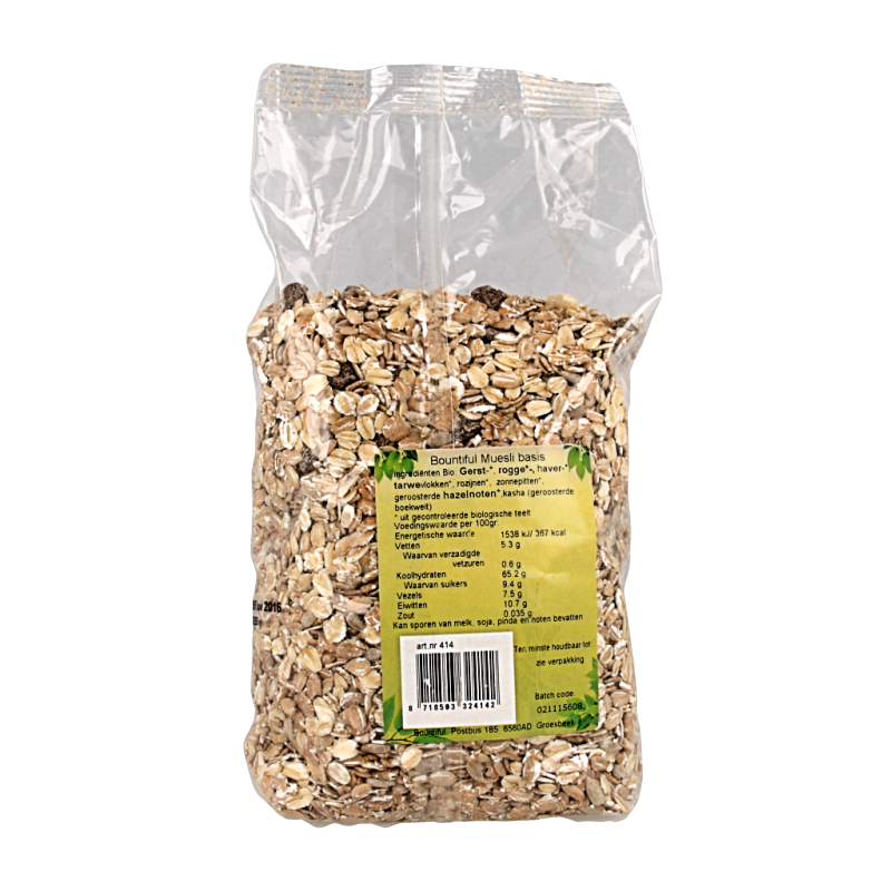 Bountiful Muesli basis bio 750 Gram