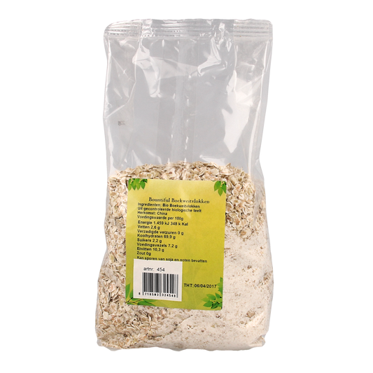 Bountiful Boekweit vlokken glutenvrij bio 500.00 Gram