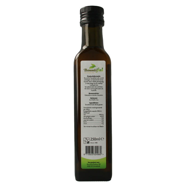 Bountiful Tarwekiemolie 250 Milliliter