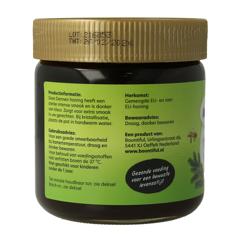 Bountiful Dennen honing 500 Gram