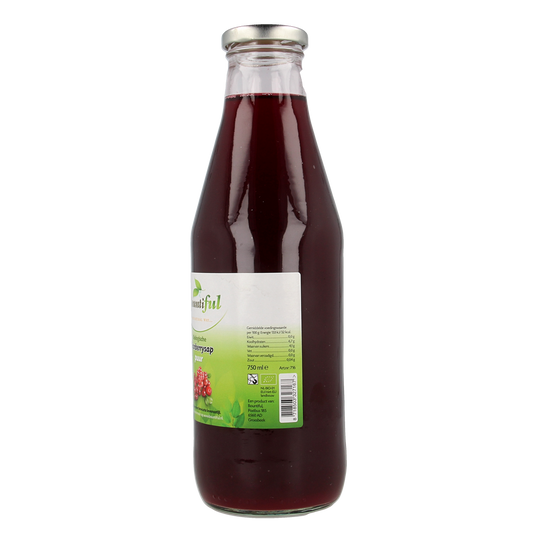 Bountiful Cranberrysap bio 750.00 Milliliter