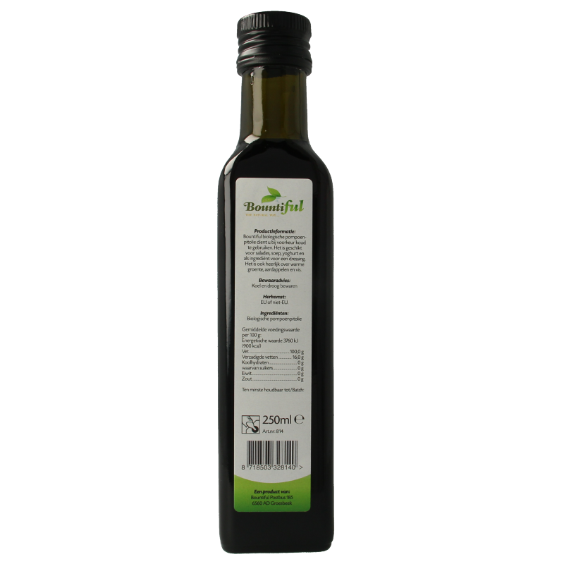 Bountiful Pompoenpitolie bio 250 Milliliter