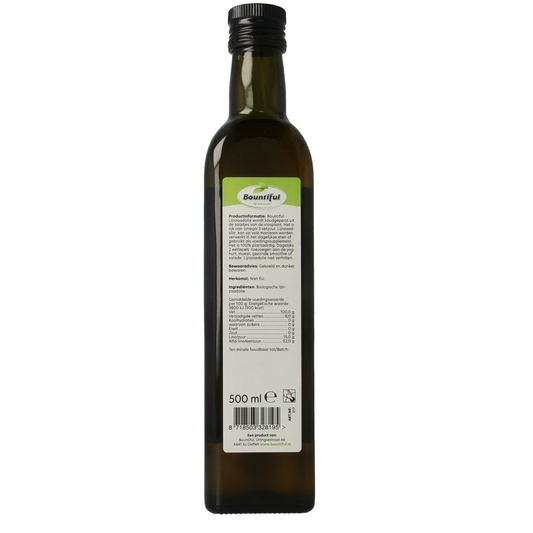 Bountiful Lijnzaadolie bio 500.00 Milliliter