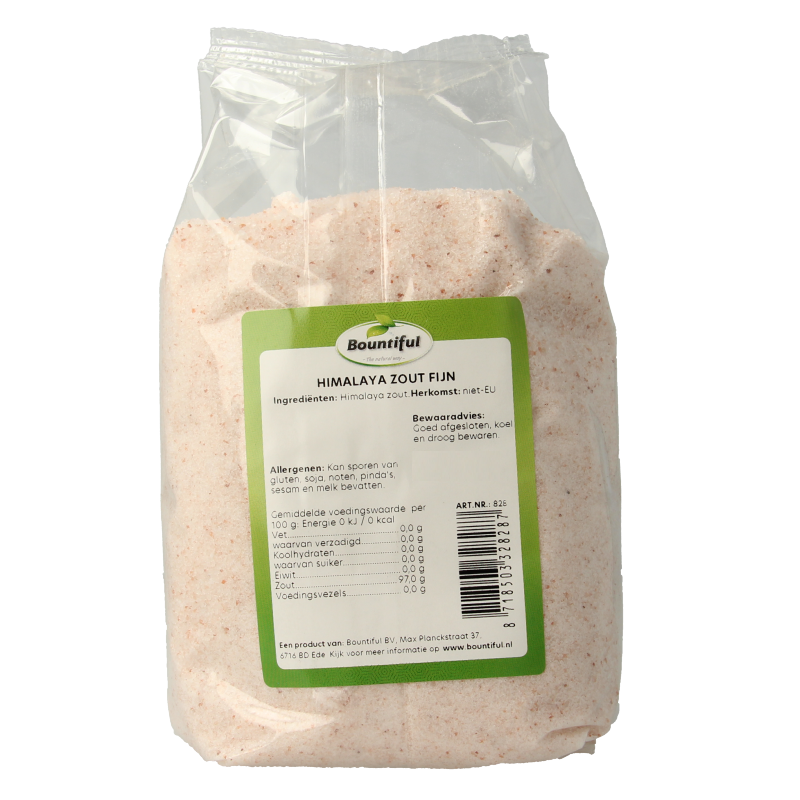 Bountiful Himalaya zout fijn 1 Kilogram