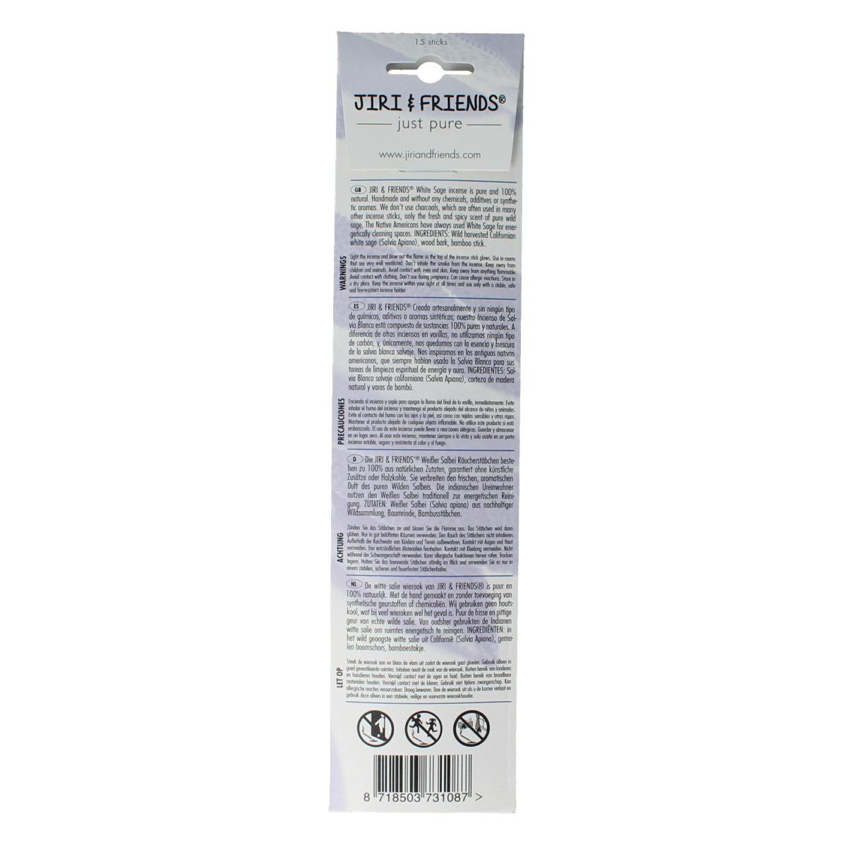 Jiri & Friends Wierook white Sage wierook 15.00 Stuks