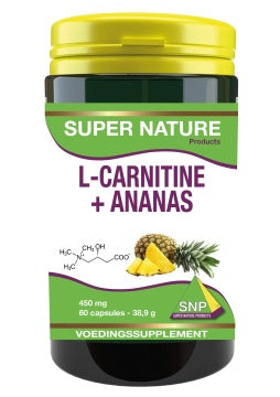 SNP L-Carnitine ananas 450mg 60.00 Capsules