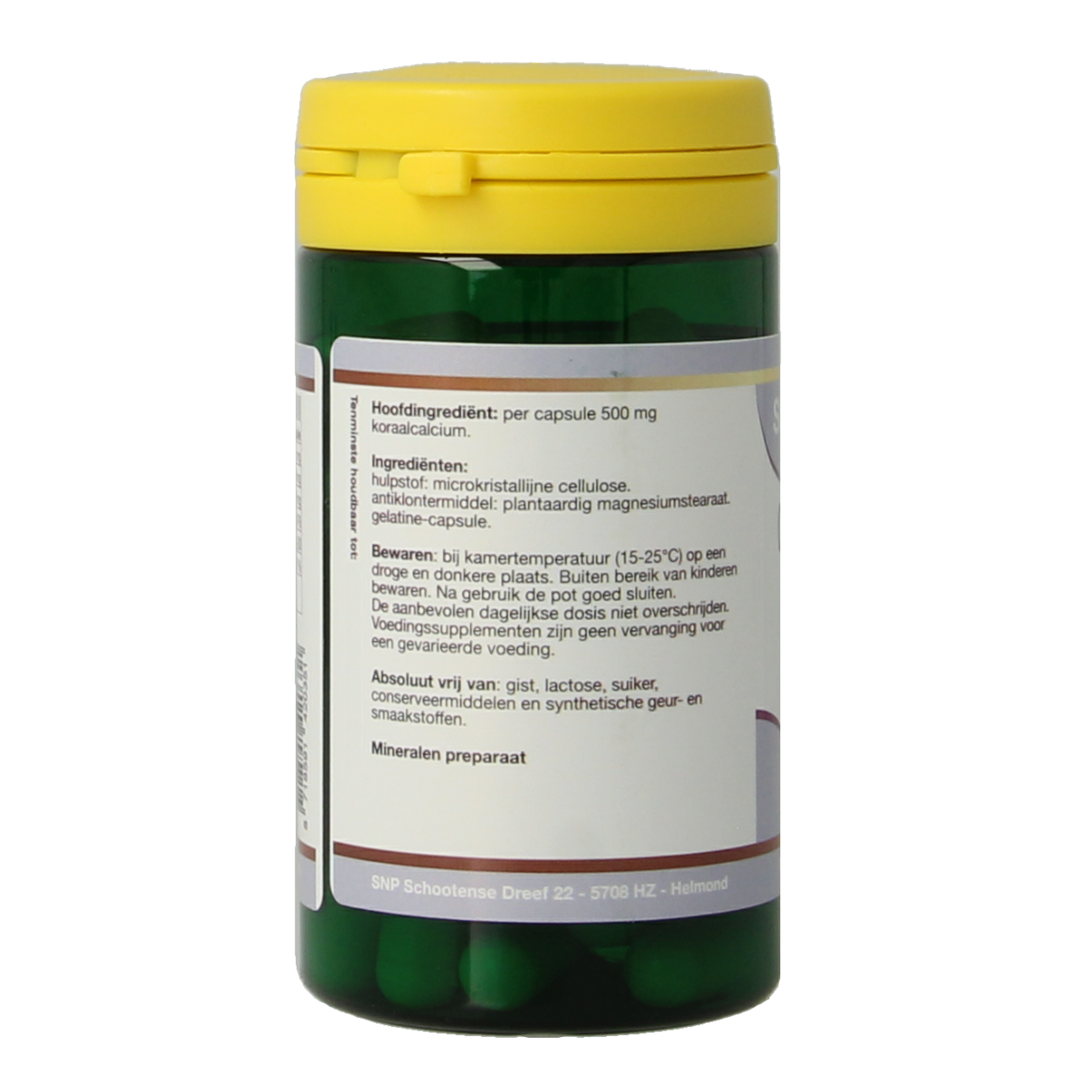 SNP Coral calcium 500mg 60.00 Capsules