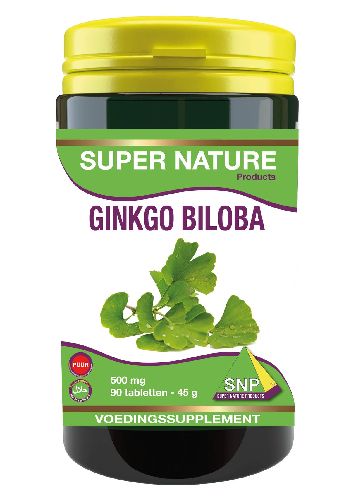 SNP Ginkgo biloba 500mg puur 90.00 Tabletten