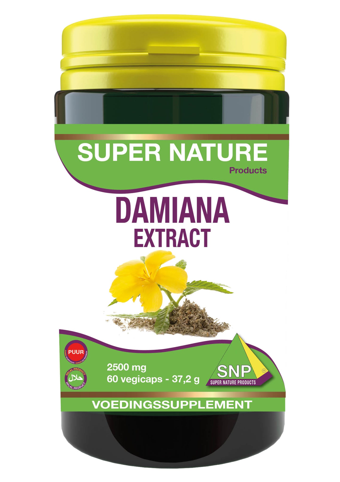 SNP Damiana extract 2500mg puur 60 Vegetarische capsules