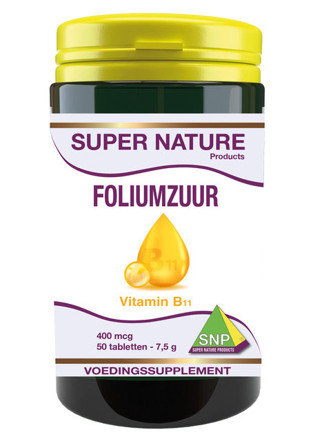 SNP Foliumzuur 400 mcg 50 Tabletten