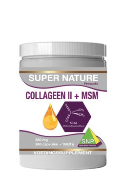 SNP Collageen II + MSM 240 Capsules