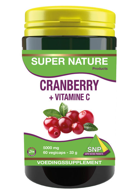 SNP Cranberry vitamine C 5000mg 60 Vegetarische capsules