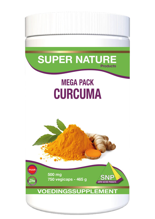 SNP Curcuma puur megapack 750 Vegetarische capsules