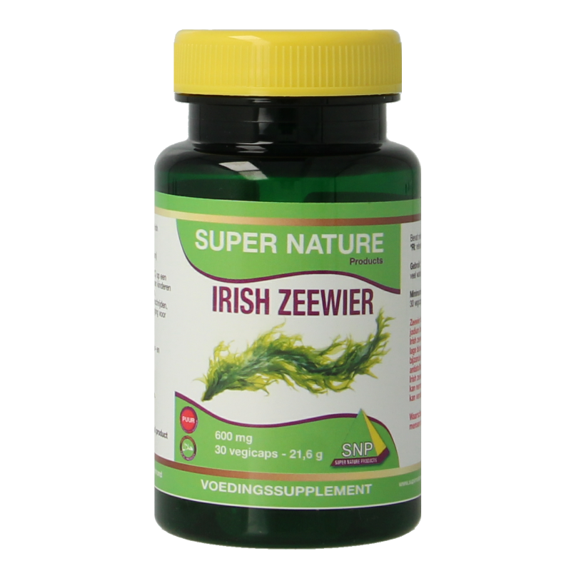 SNP Irish zeewier 600 mg puur 900mcg jodium 30 Vegetarische capsules