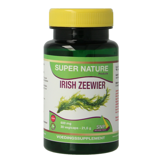 SNP Irish zeewier 600 mg puur 900mcg jodium 30 Vegetarische capsules