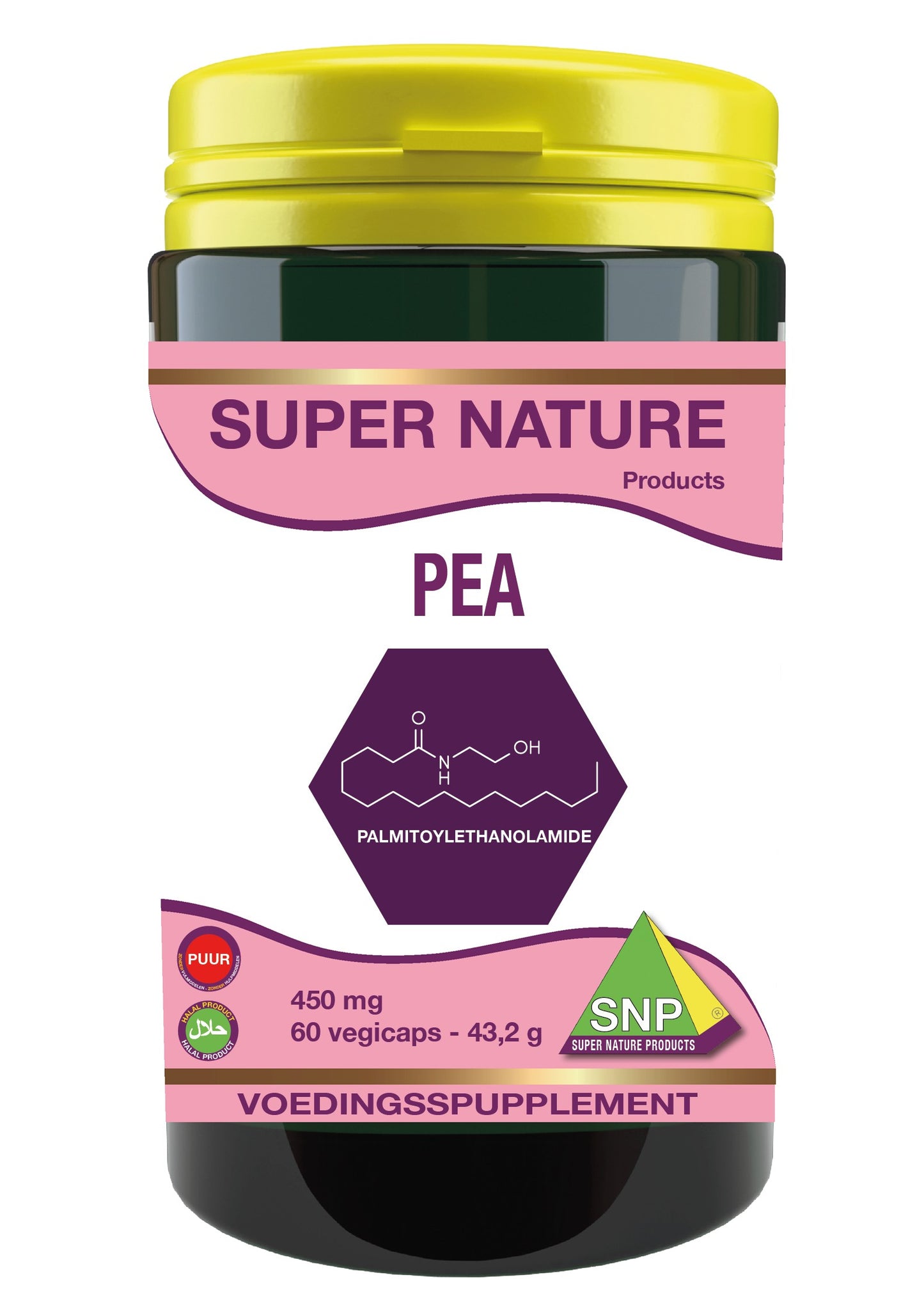 SNP PEA puur 450mg 60 Capsules