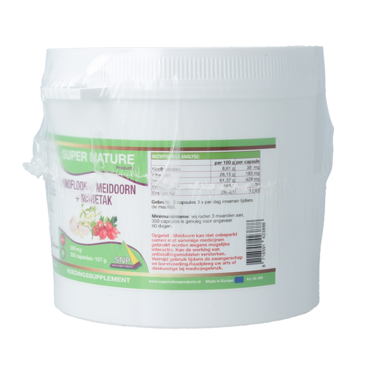 SNP Knoflook meidoorn maretak puur 350.00 Capsules