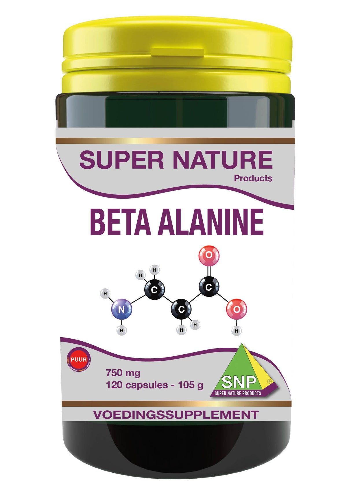SNP Beta alanine 750mg puur 120.00 Capsules