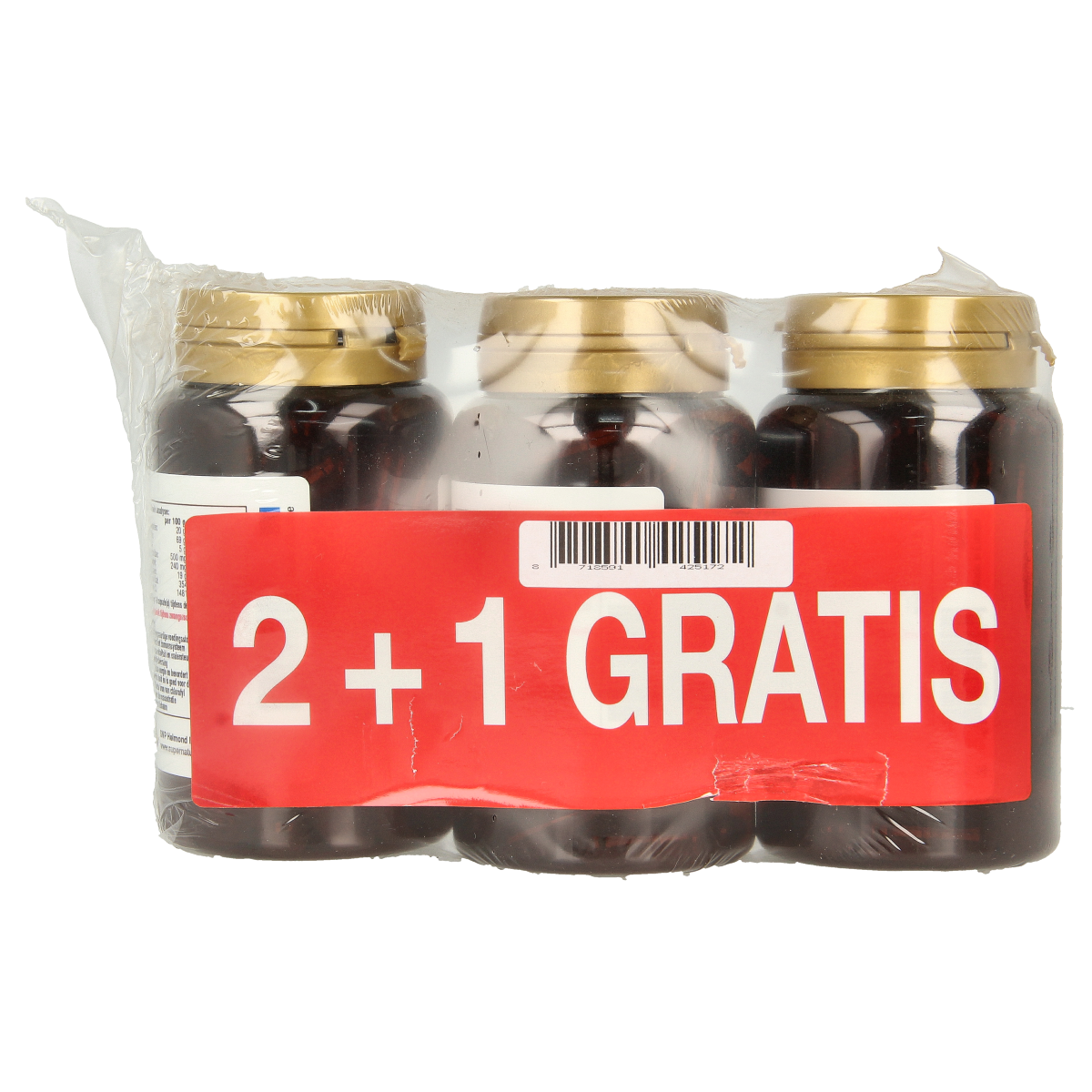SNP Spirulina 500mg puur aktief 2 + 1 270.00 Capsules