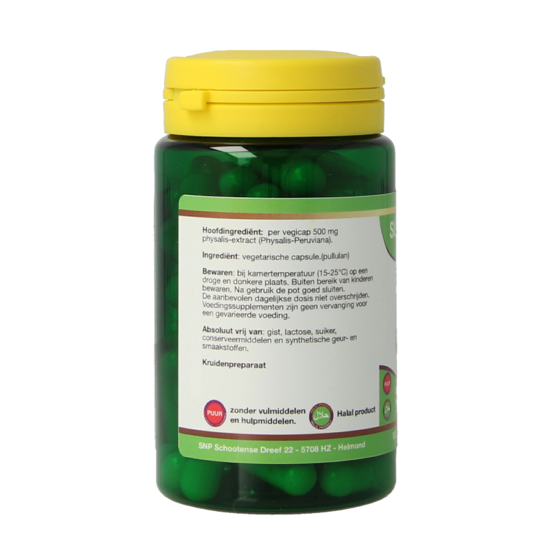 SNP Physalis 500mg puur 60 Vegetarische capsules
