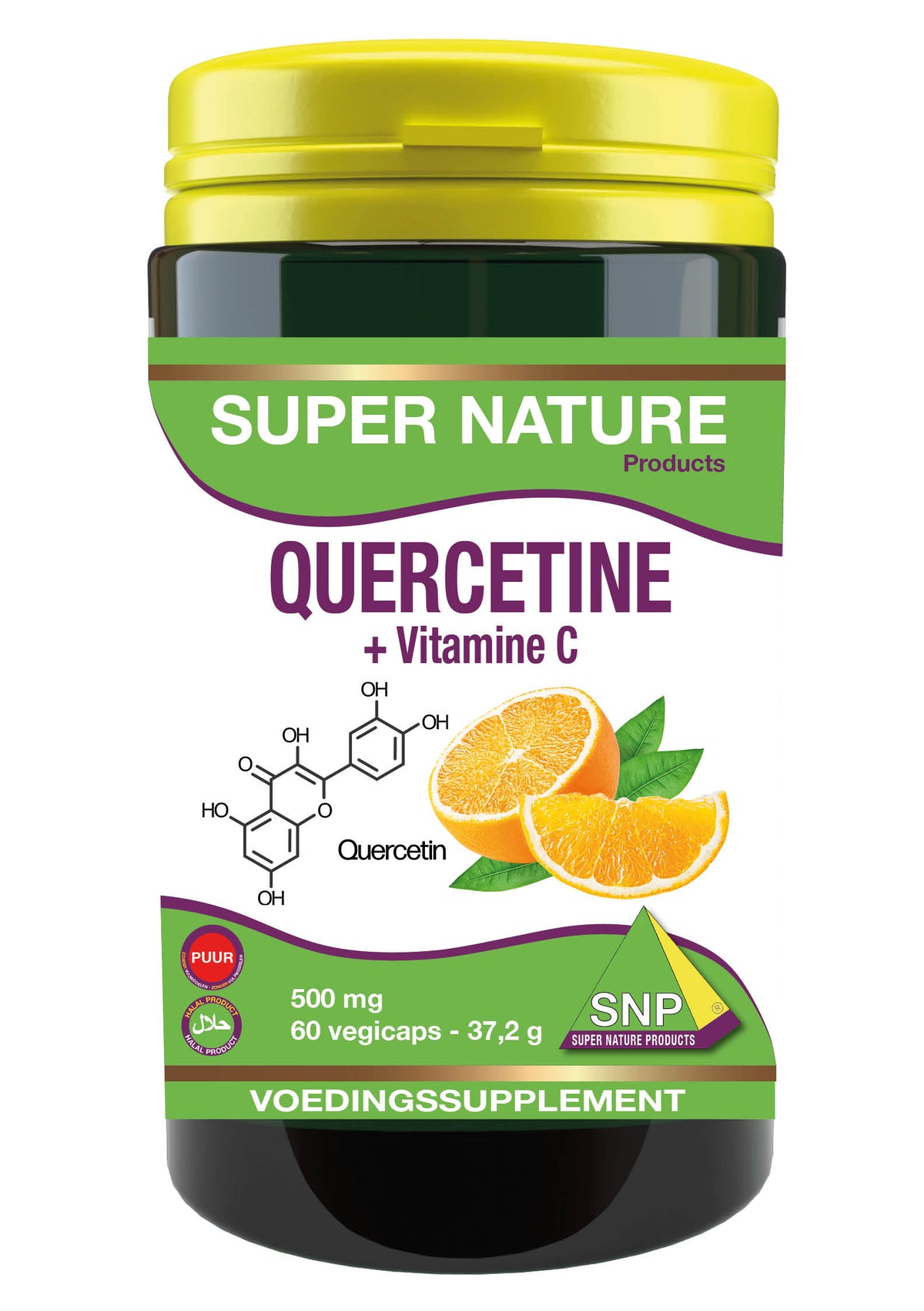 SNP Quercetine + gebufferde vitamine C puur 60.00 Vegetarische capsules