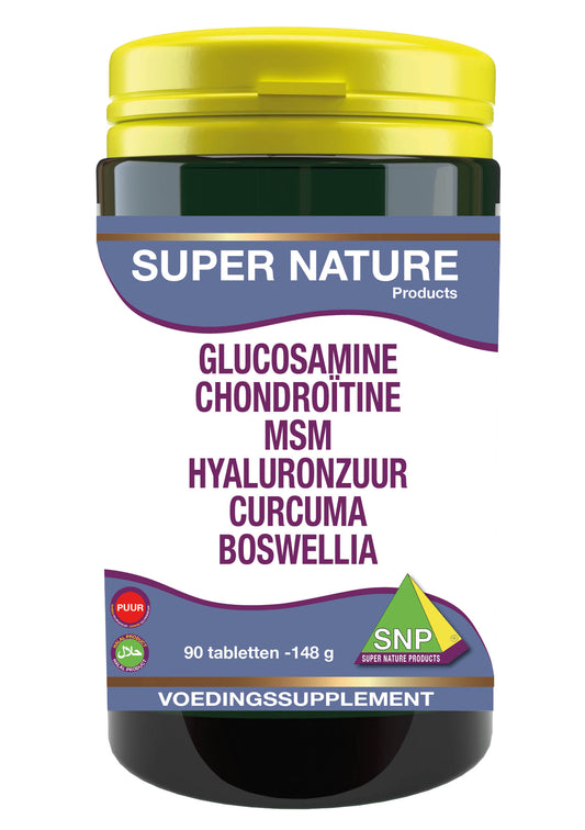 SNP Glucosamine chondro MSM hyaluron curcum boswellia 90 Tabletten