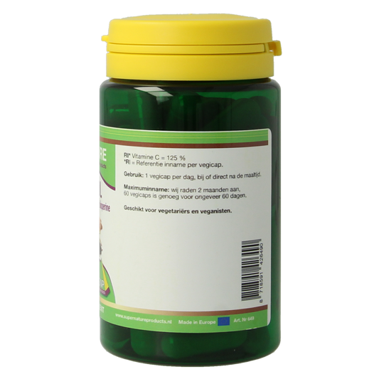 SNP Resveratrol curcuma gebufferd vit C bioperine puur 60.00 Vegetarische capsules