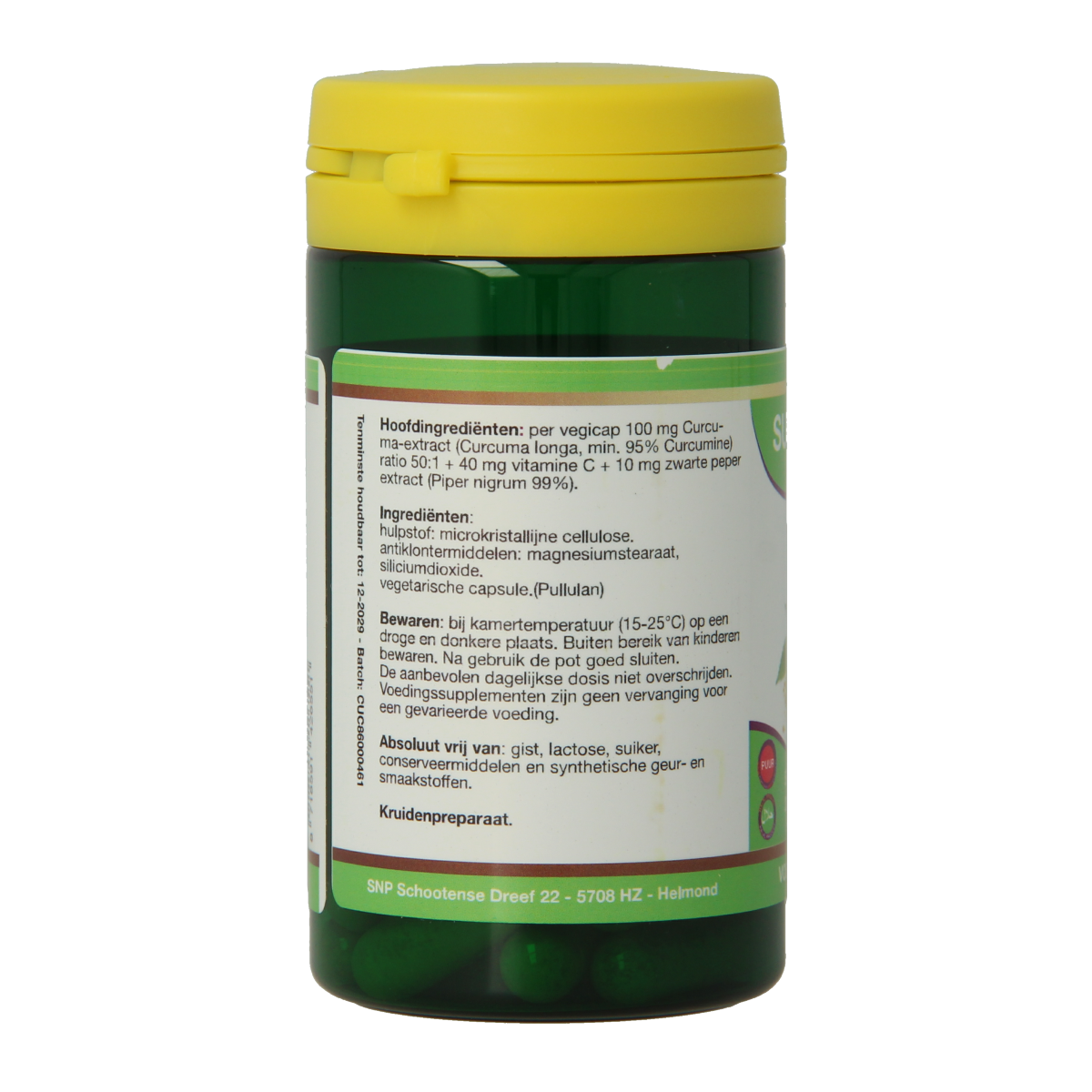 SNP Curcuma complex 5000mg 30.00 Vegetarische capsules